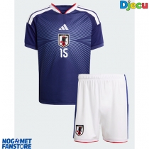 Japan Daichi Kamada #15 Domaci Dres za djecu SP 2026 Kratak Rukav (+ Kratke hlače)